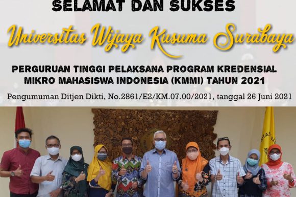 Program Kredensial Mikro Mahasiswa Indonesia (KMMI) tahun 2021-UWKS